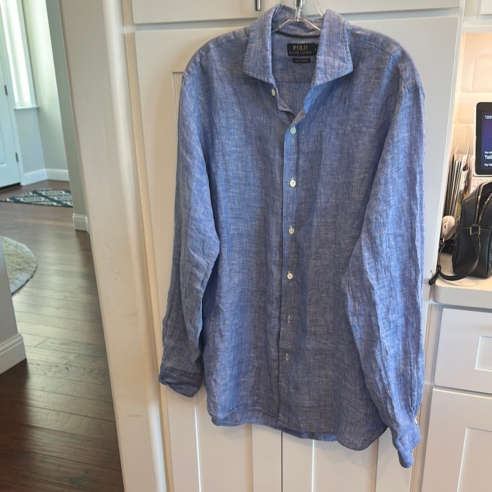 Polo by Ralph Lauren Blue Casual Button Down Shirt